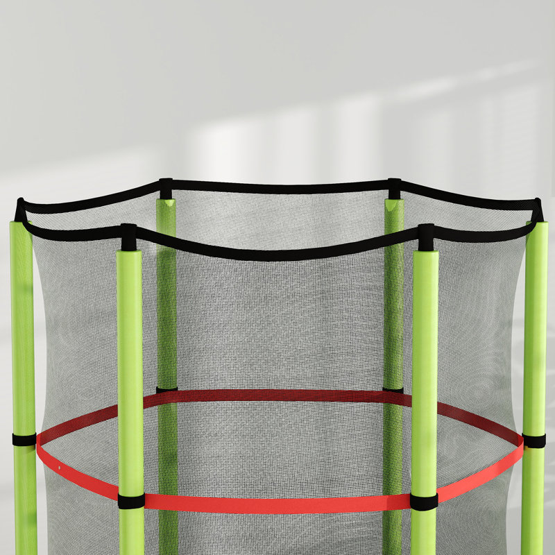 ft Cylinder Kid / Toddler Trampoline, Green