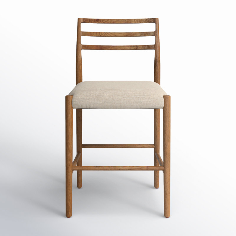 Glenmore Light Carbon Counter & Bar Stool, Essence Natural, Smoked Oak, Counter Stool (26.25" Seat Height)