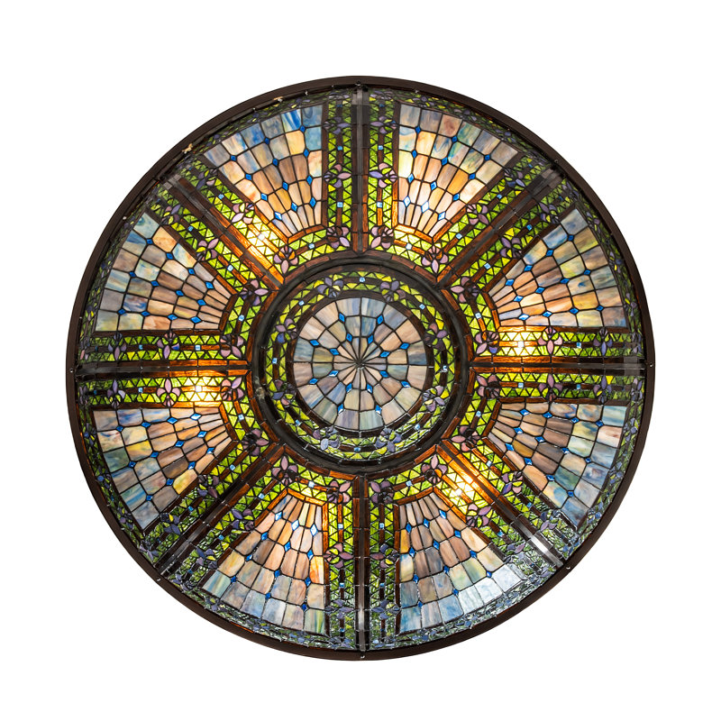 Fleur-de-lis 6 - Light Semi Flush Mount