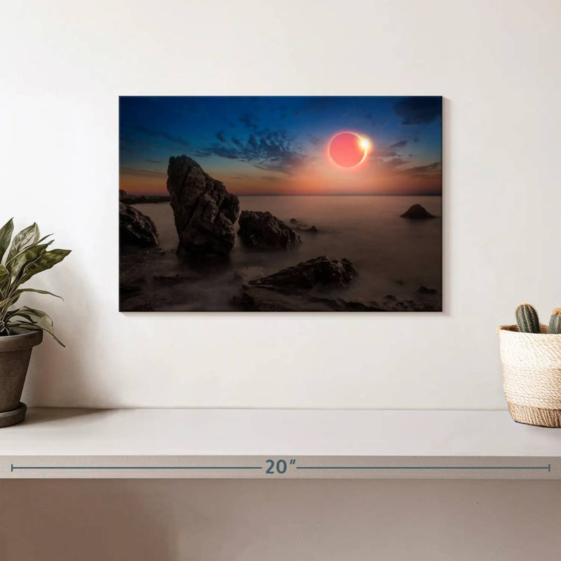Gillard Solar Eclipse Gillard Scene, 8" H x 12" W