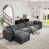 Dark Gray Polyester Blend