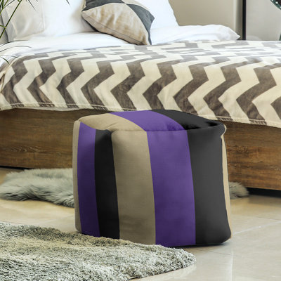 Upholstered Polyester Blend Cube