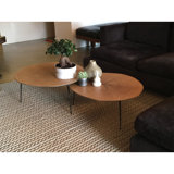 Table basse à 4 pieds avec rangement Oakley