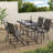 4 Person Swiveling Dining Set With Bar Table-367080688