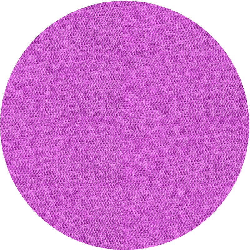Tapis rose, Rond 3 pi