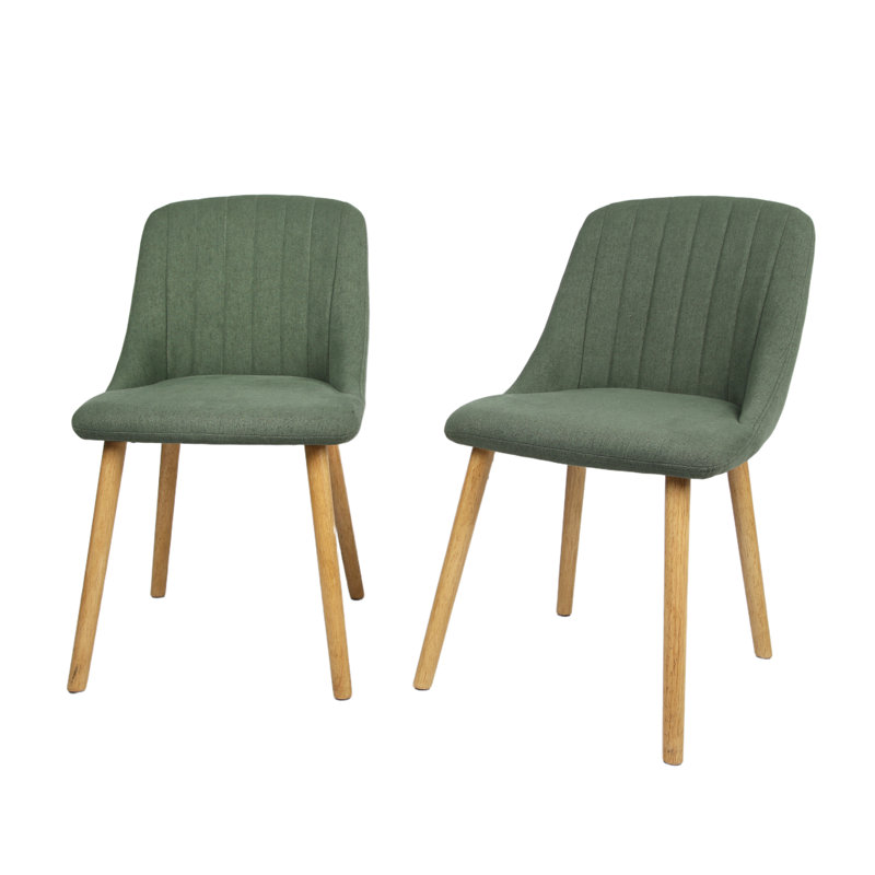 49cm H Upholstered Upholstered Back Accent, Green