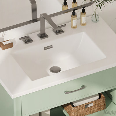 Meuble-lavabo 31 po avec verre trempé
