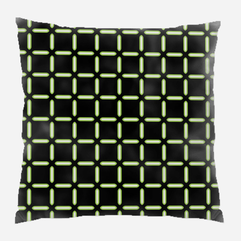 Coussin décoratif à motif, Intérieur