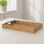 Plateau en bois festonné (ensemble de 2)