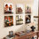 Support mural de rangement pour disque vinyle 6 pièces, présentoir à bois 12 pouces pour salon