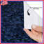 Rideaux de douche à motif floral bleu extra long-781315658