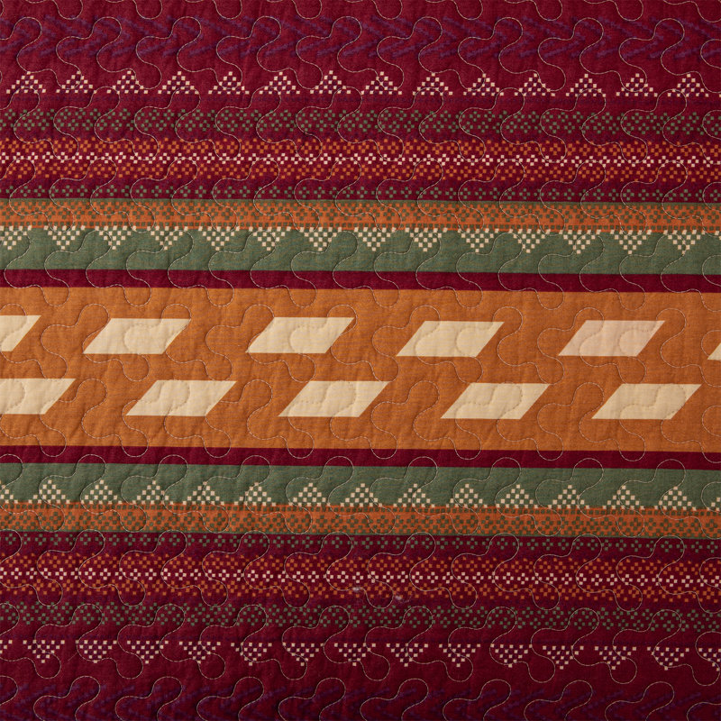 Ensemble de courtepointe réversible Solace, Courtepointe grande + 2 taies décoratives