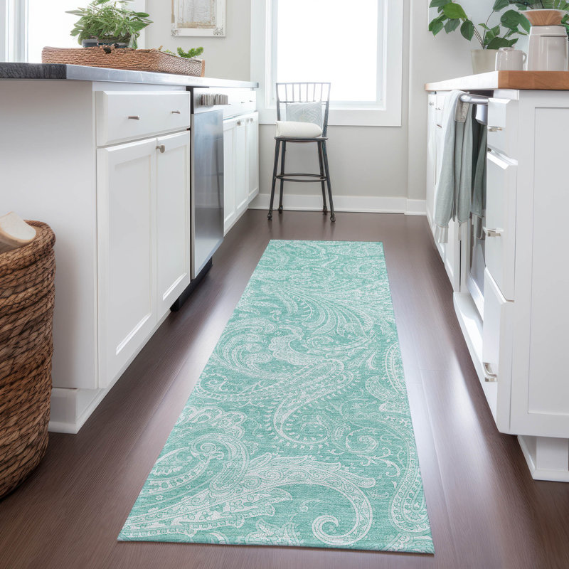 Cresley Paisley Indoor / Outdoor Rug, Runner 2'3" x 7'6"