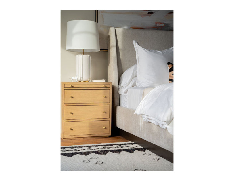 Brooklyn 4 - Drawer Solid Wood Nightstand