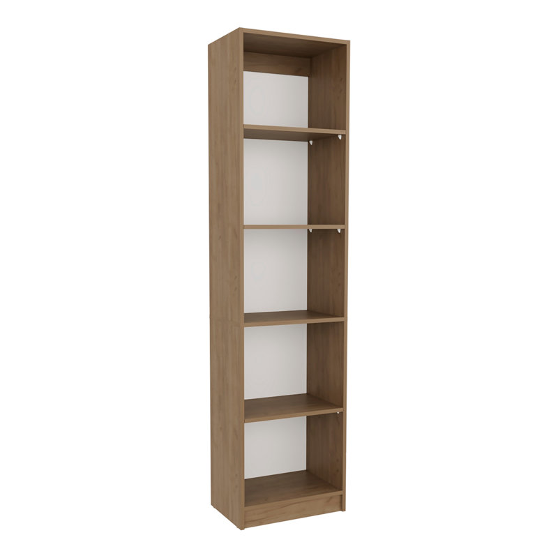 Bibliothèque Home Design Slim, Beige, (5 tablettes) H 71,1 po x l 11,8 po x P 17,7 po