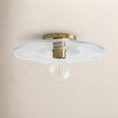 Single Light Flush Mount Sconce