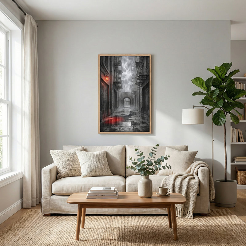 Ensemble d'une toile murale « Allée mystérieuse », H 48 po x l 32 po, Naturel