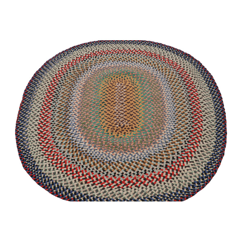 One-of-a-Kind Oval 4’1”x4’11” Area Rug