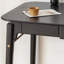 Bureau d'écriture et bureau d'ordinateur Smooth Black Oak-1240243196