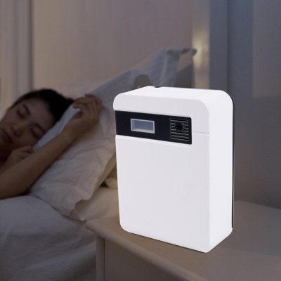 Machine à air parfumée 200 ml, diffuseur d'huiles essentielles pour la maison, couverture de 500 m³, silencieux 40dB, blanc