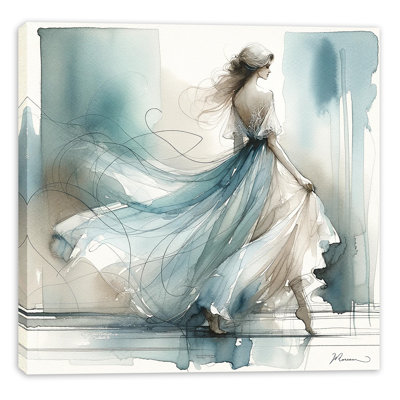 Art mural sur toile Whimsical Dance of Elegance
