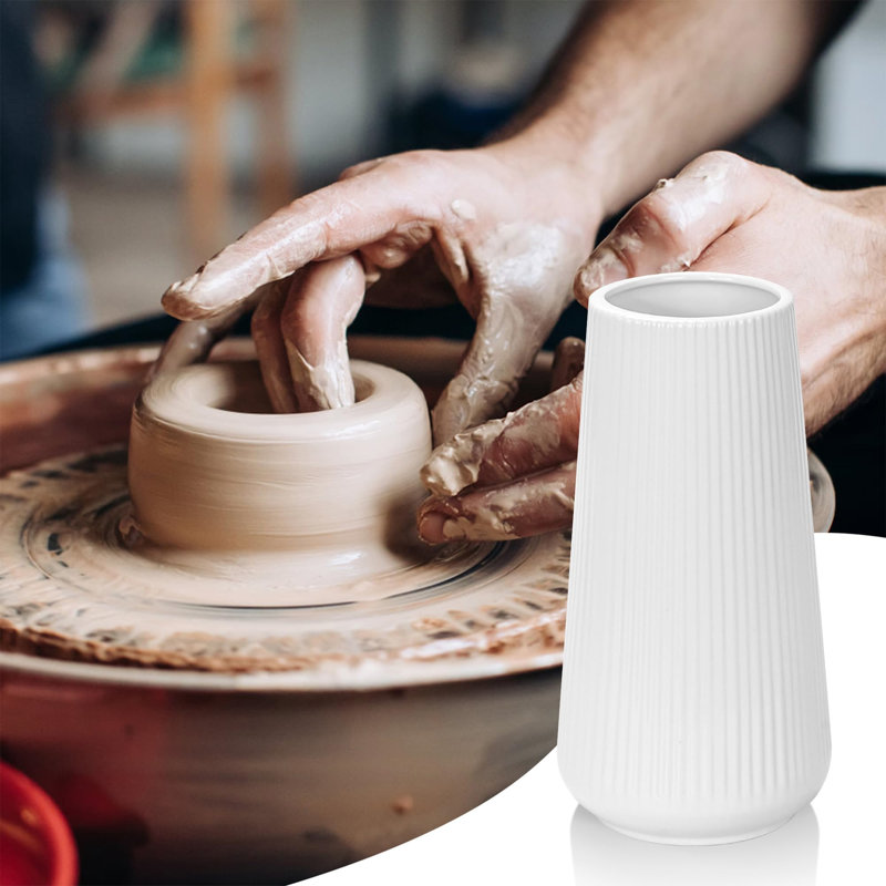 Anirvin Stoneware Floor Vase