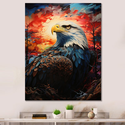 «Western Canyon Eagle Echoes Papercut II», reproduction sur toile