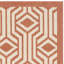 Soldado Looped Orange/Beige Indoor/Outdoor Rug-15848797