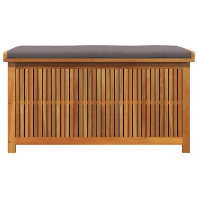 Vidaxl Outdoor Cushion Box Solid Wood Acacia