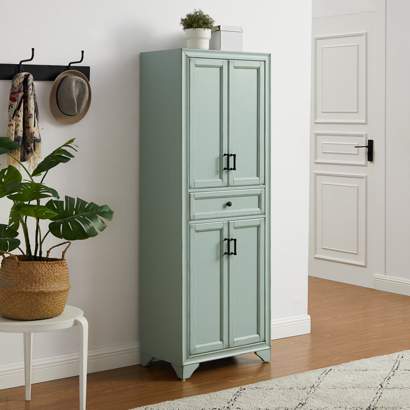 Tara 68'' Kitchen Pantry, Seafoam Blue