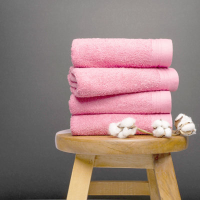 Kendra 4 Piece 100% Cotton Hand Towel Set