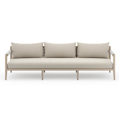 Nida 93" Teak Patio Sofa