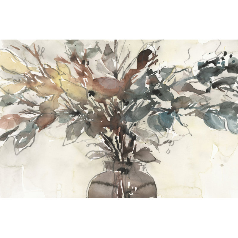 Dry Arrangement I by Samuel Dixon - Wrapped Canvas Painting, 30.48cm H x 45.72cm W