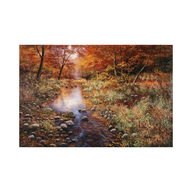 Autumn Gold by Bill Makinson - Wrapped Canvas Print, 152.5 cm H x 101.5 cm W