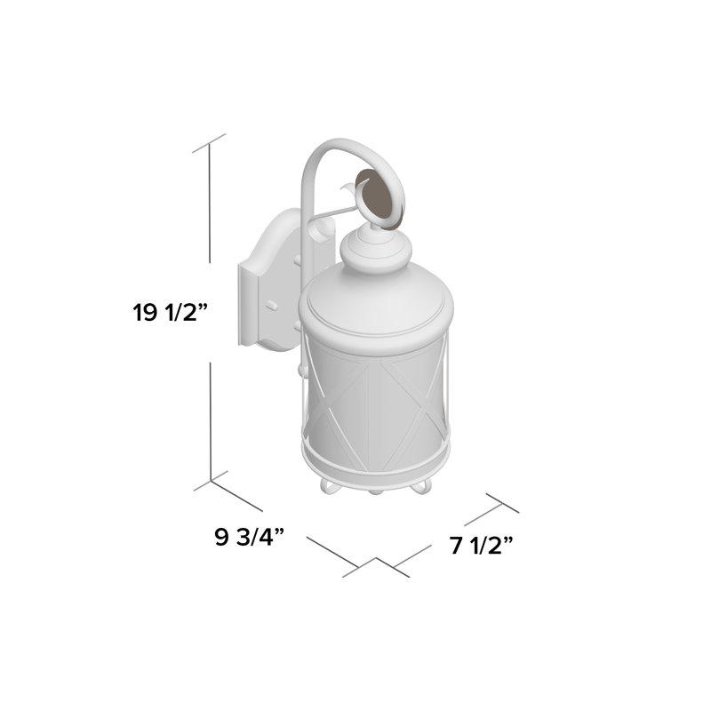 Luqi Wall Light, 19" H x 7.5" W x 9.75" D
