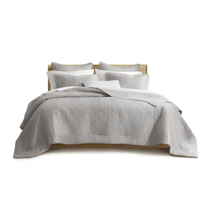 King 3 Piece Cotton Quilt Set