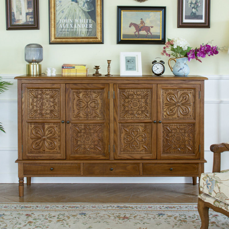 American-style minimalist luxury side cabinet