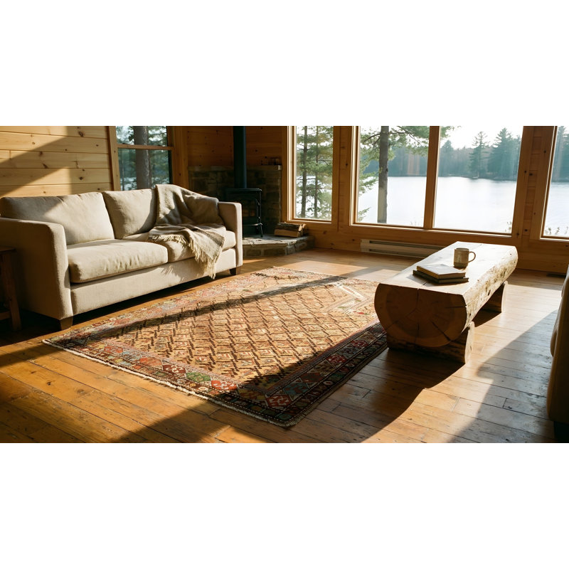 Tapis à motif géométrique antique