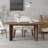 67“L×33.5"W Oval Wood Dining Table Kitchen Table with 4 Legs-1390004149-1390004151