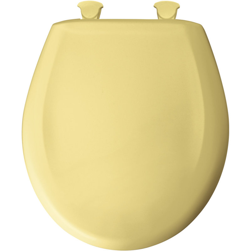 Siège de toilette rond, Jaune