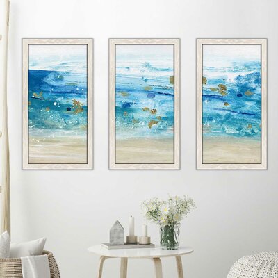 Sea Glass Summer I by Susan Jill - Picture Frame Multi-Piece Image Print Set -  Ebern Designs, D2D0C5DEB3E446B7A0BF057D3D11CF1E