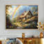 Rainbow Over The Cottage Garden II - art mural arc-en-ciel-1045455537-1045455536