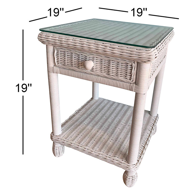 Dorthy 19'' W Wicker / Rattan Nightstand