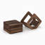 Wood Square 8 Piece Coaster Set