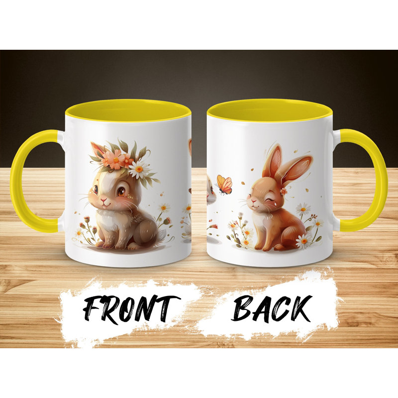 Ceramic Coffee Mug, Yellow