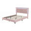 Upholstered Platform Bed Frame With LED Lights-121066434