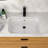 22" X 15.25" Ceramic Undermount Bathroom Sink With Overflow