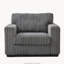 Chaise d'appoint Teddy, gris-699573918