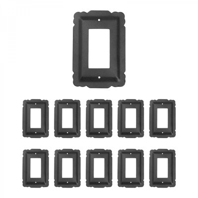 Steel Single 1-Gang Toggle Light Switch Wall Plate