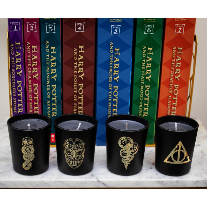 Dark Arts Scented Designer Candle with Glass Holder